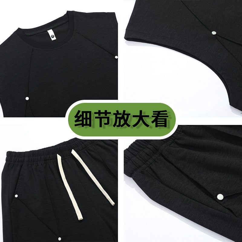 Men's Casual Summer Sleeveless Tank Top and Shorts 2-Piece Set - Image 5
