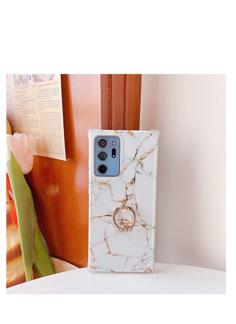 For Samsung Galaxy Note 20 Ultra Case,with Ring Holder Diamond Rhinestone, Marble lovely Luxury, Scratch Resistant, Full Coverage, Delicate Touch Feeling, Ultra-thin Case (White Marble) - pzsku/Z709EA86D7D927972BD52Z/45/_/1710847004/cf168677-2218-4460-a356-1c51bb824f2a