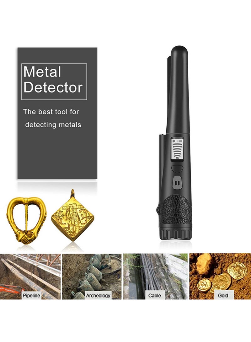 Handheld Metal Detector Positioning Rod Detector Pinpointing Pinpointer Pin Pointer Waterproof Detector Tester Professional Gold Digging Treasure Hunting Jewelry Finding Outdoor Adventure