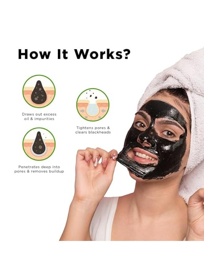 Orgatre Detan Peel Off Face Mask For Glowing Skin | Removes Tan and Minimize Pores | Active Cooling Effect | Enriched with Kojic Acid, Lactic Acid, Glycolic Acid & Bamboo Charcoal (100ml) - Image 2