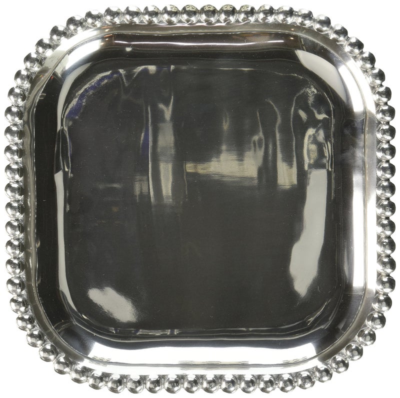 Mariposa Pearled Small Square Platter - Image 4