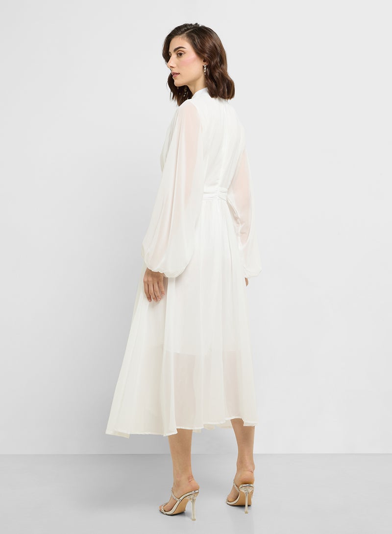 ايلا فستان شيفون بتصميم - - Image 2