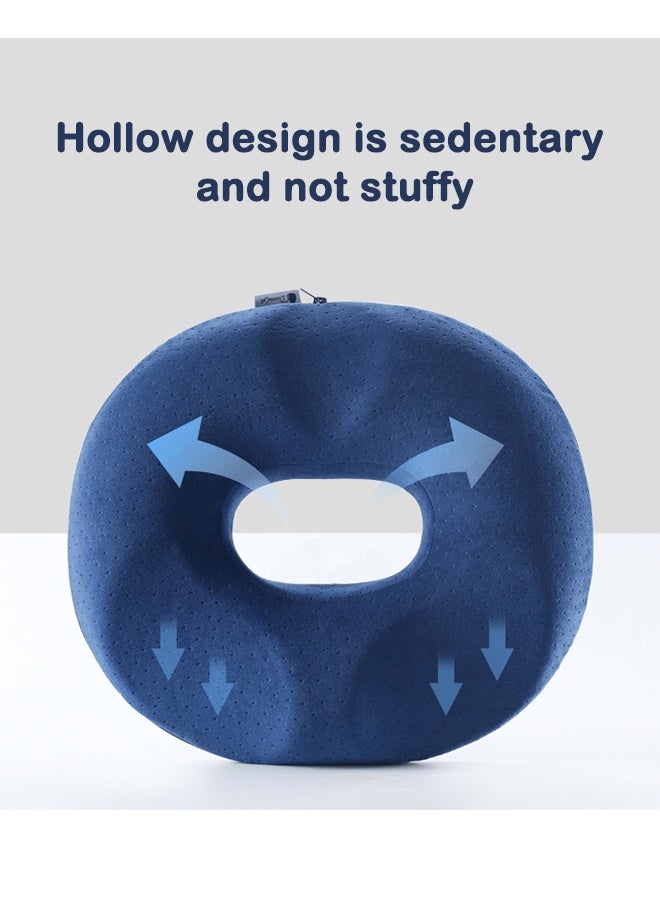 Donut Pillow, Hemorrhoid Pillow for Sitting, Donut Pillow for Tailbone Pain Relief Cushion, Two Humps Hip Comfortable Design, Doughnut Pillow, Butt Pillows for Postpartum Pregnancy - Image 2