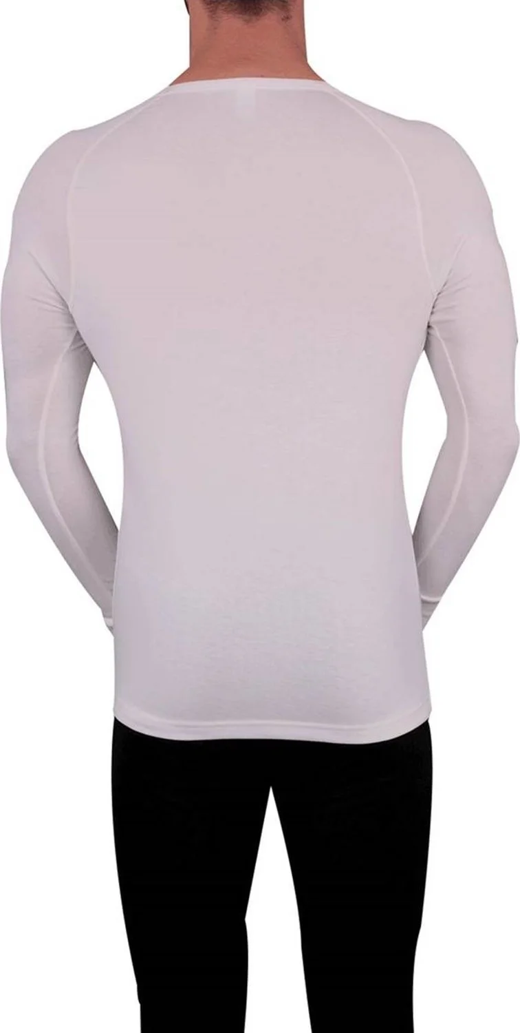 بيراك Thermal Men's 0 Collar Long Sleeve Undershirt Tights Underwear Set