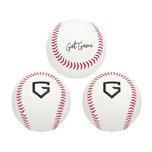 Got Game Soft Hand Stitched Indoor/Outdoor Baseball - Realistic Safety Practice Ball - Baseball Gift, Thowing, Fielding Practice (1) - Image 4