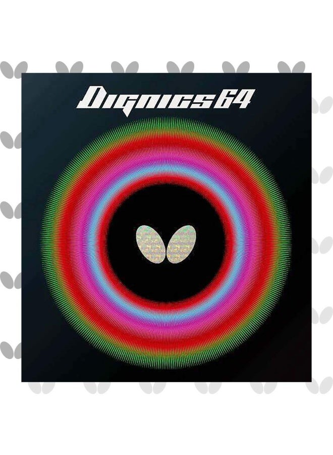 BUTTERFLY Butterfly-Dignics 64 Table Tennis Rubber Black 2.1-1003910221-4906901200227  - Image 1