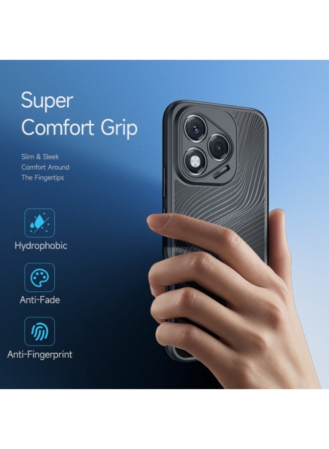 Dux Ducis Aimo Series honor 400 Lite for  TPU+PC Matte Drop-Proof Phone Cover -Black - Image 3