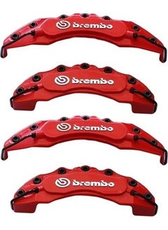 Tiger Marketing Nissan Sunny Compatible Brembo Red Caliper Cover with 4 Oil Hoses  - Image 2