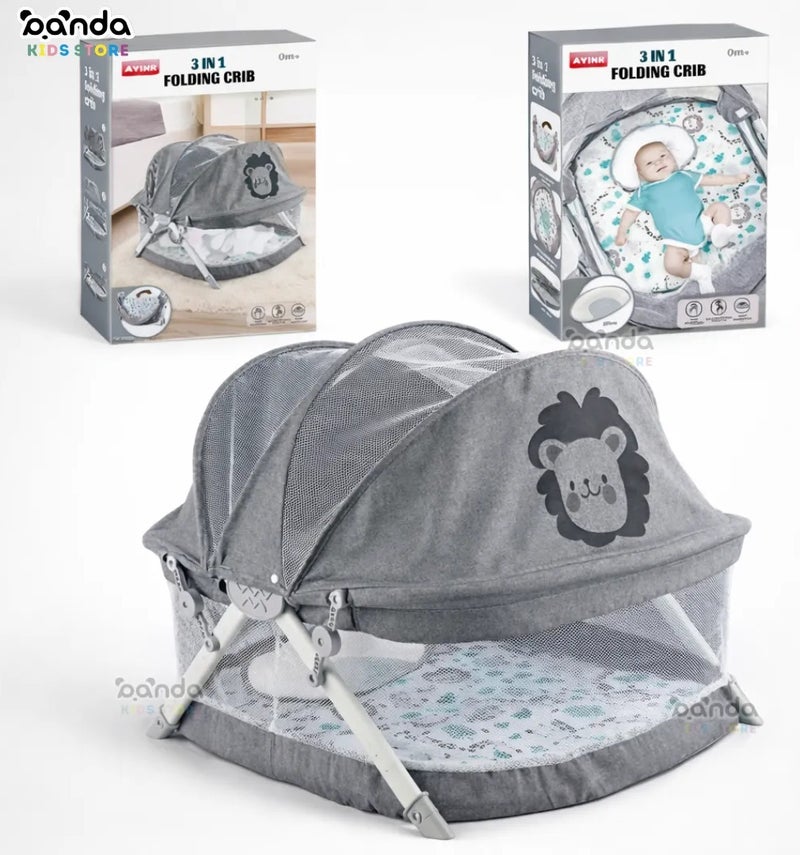 لوريلي سرير أطفال قابل للطي 3 في 1 - Image 2