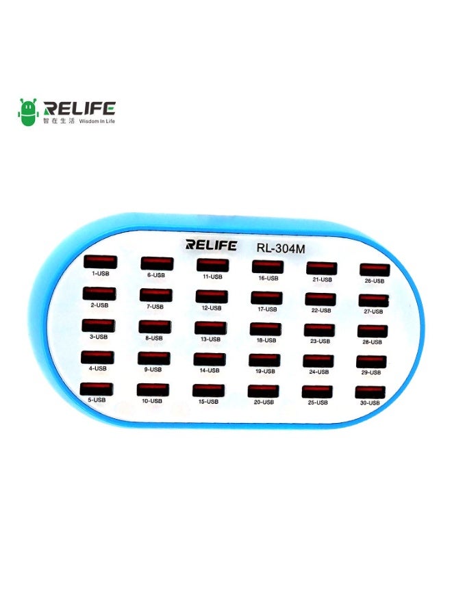 RELIFE RL-304M 30-Port High Power Intelligent USB Charger Station - Image 4