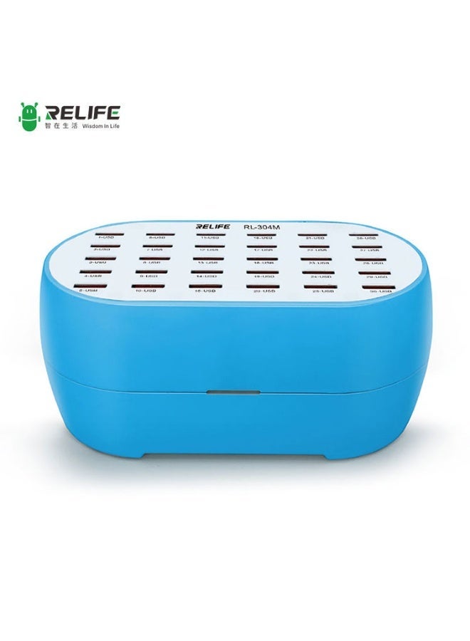 RELIFE RL-304M 30-Port High Power Intelligent USB Charger Station - Image 2