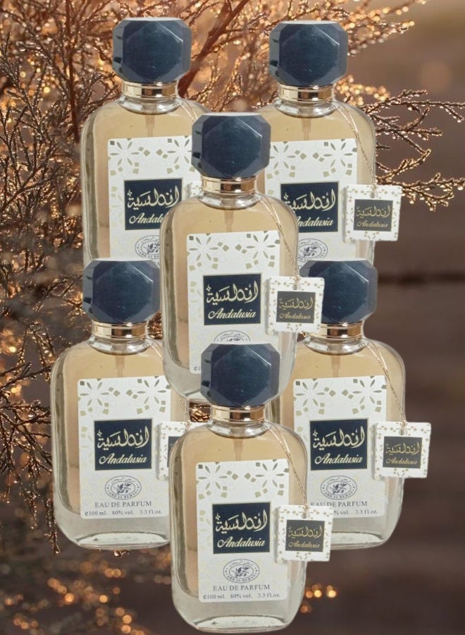 أرض الريحان 6 قطع عطر الأندلسية 100مل - Image 1