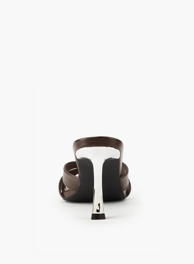 Flora Bella By Shoexpress Women's Stiletto Heel Slip-On Sandals - Image 4