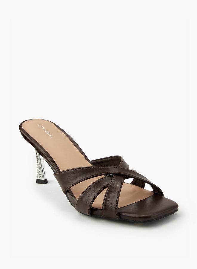 Flora Bella By Shoexpress Women's Stiletto Heel Slip-On Sandals - Image 3