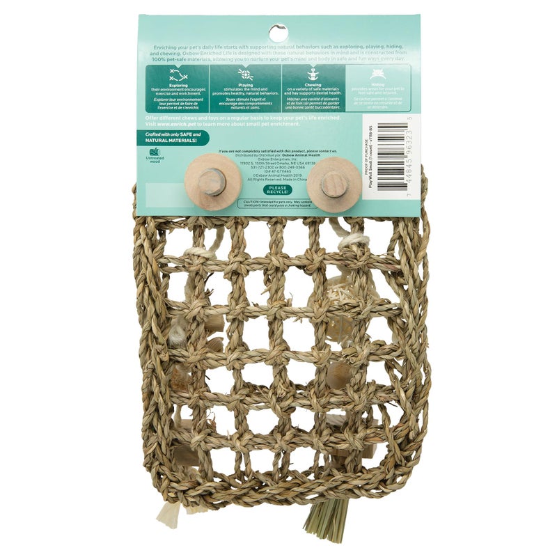 Oxbow Enriched Life Play Wall, Rabbit & Guinea Pig Toy, Enrichment for Bunny, Guinea Pig, Hamster, Rabbit, Chinchilla, Rat, Chinchilla Cage Accessories, Bunny Accessories for Cage, Small - Image 2