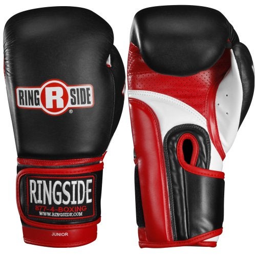 Ringside IMF Tech Super Bag Boxing MMA Training Sparring Gloves, Black, Large - Image 1
