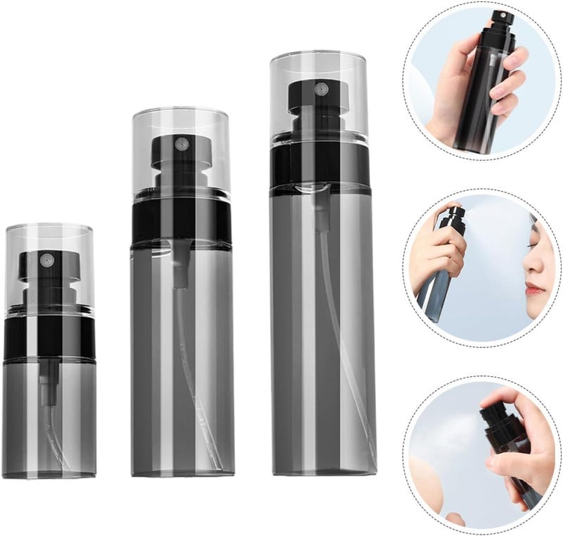 3pcs Travel Size Refillable Spray Bottles for Toiletries, Portable Perfume Atomizer Containers, 30ml 60ml 80ml Fine Mist Bottles for Travel and Daily Use - Image 5