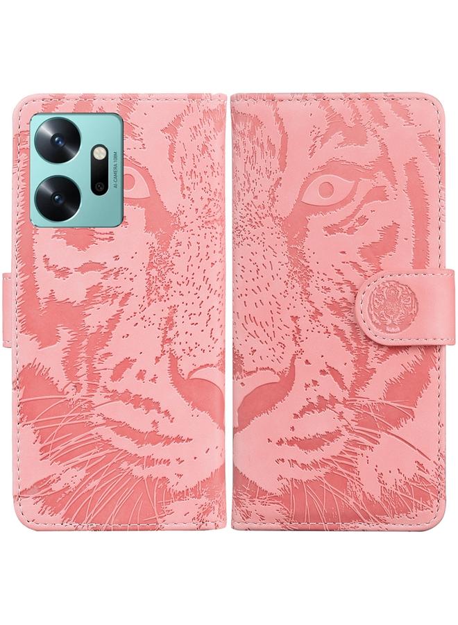 Zaboon Case For Infinix Zero 20 Tiger Embossing Pattern Leather Phone Case - Image 1