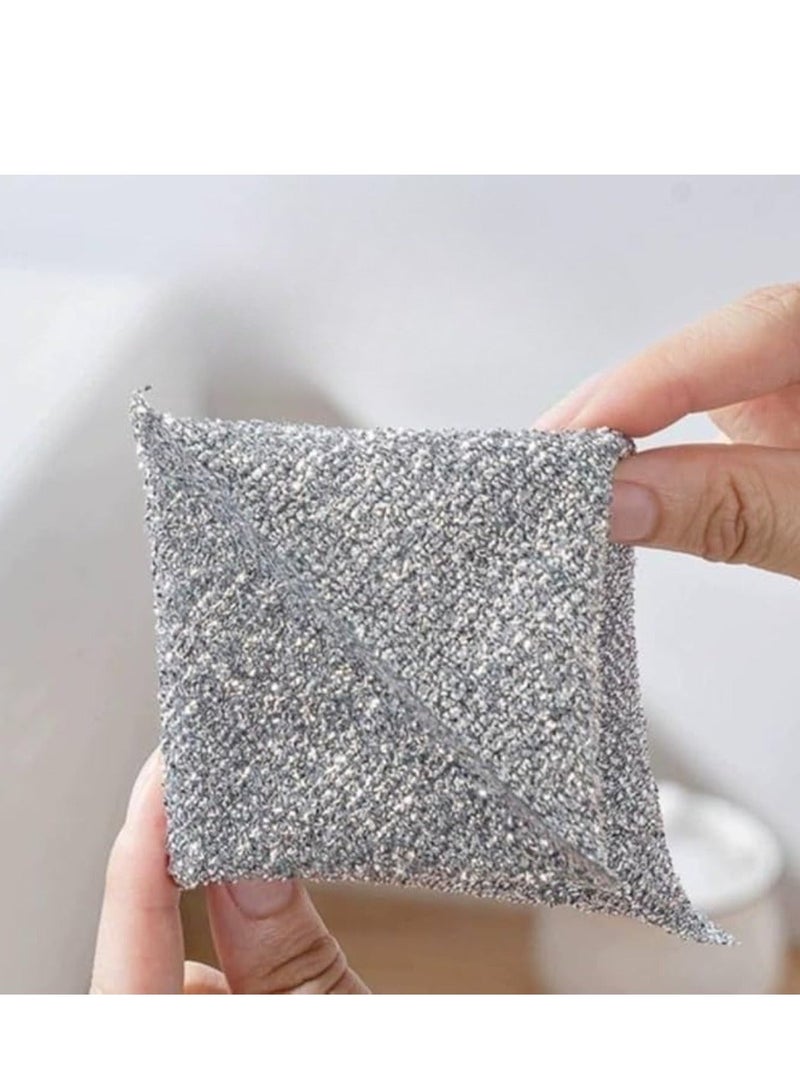 Multi-Purpose Metallic Cleaning Pads – Set of 5 Dishwashing Cloths - Image 1