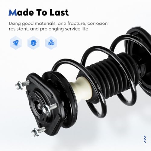 TadaMark Front Complete Struts Assembly w/Coil Spring Shock Absorber Compatible with 2009-2013 Toyota Corolla, 2011-2013 Matrix, Replace for 472598 472597, 4Pcs - Image 5