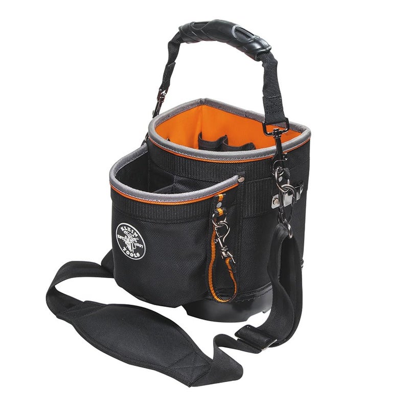 Klein Tools Klein Tools 55419SP-14 Tool Bag with Shoulder Strap Has 14 Pockets for Tool Storage, Can Fit Long Screwdrivers  - Image 1