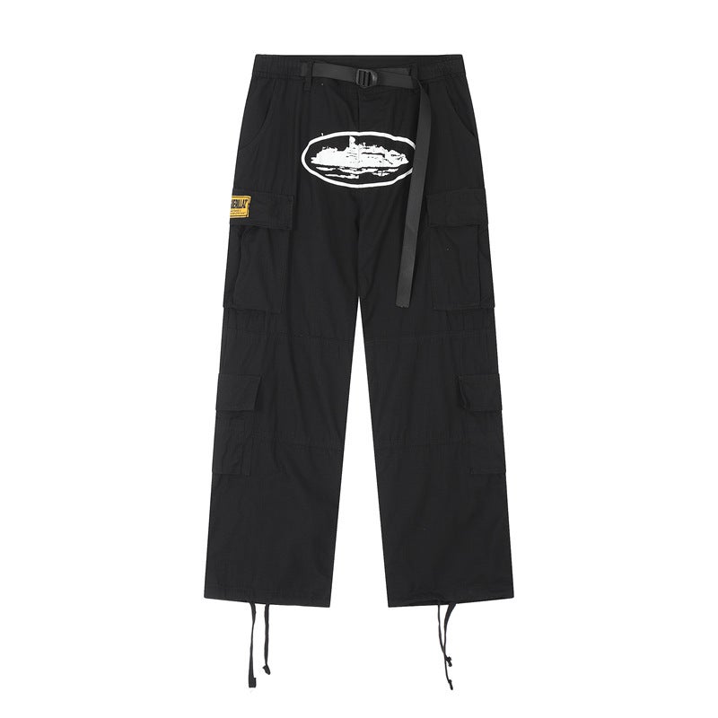 Export Alcatraz Letter Logo Printed Casual Sports Pants Versatile Casual Pants For Men And Women Couples - Image 5