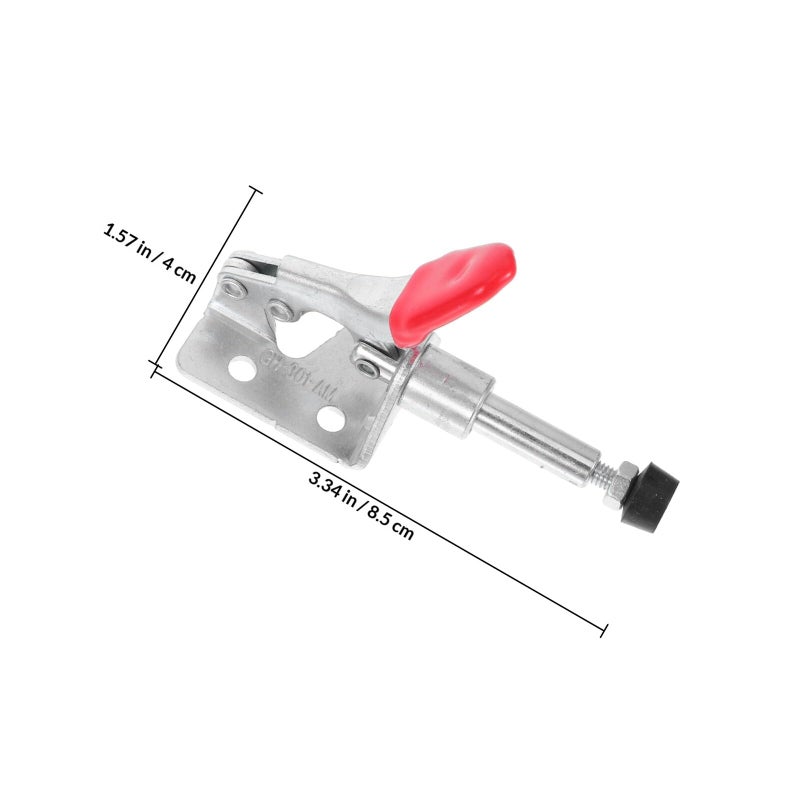 4 Pcs Horizontal Quick Release Woodworking Clamps Push Pull Toggle Welding Fixed Heavy Duty Workholding - Image 3