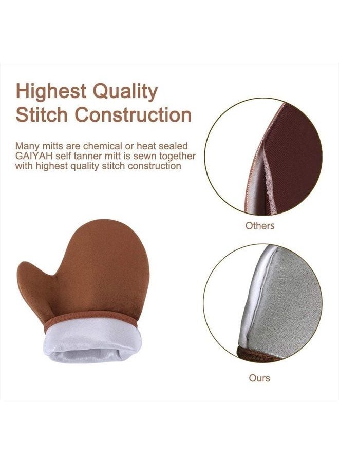 G GAIYAH - GAIYAH Self Tanning Mitt Applicator Self Tanner Mitt Applicator Tanning Mitts Self Tanner With Thumb Ultra Soft Tanning Glove For Self Tan Mitt Applicator - Image 1