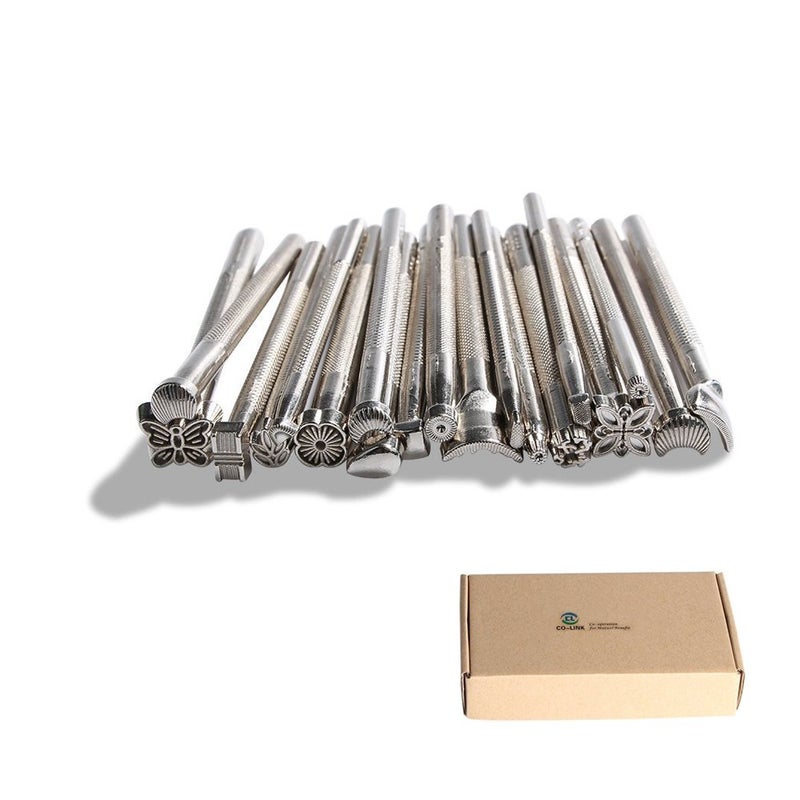 Co-link 20pcs DIY Leather Working Saddle Making Tools for Leather Craft Working 