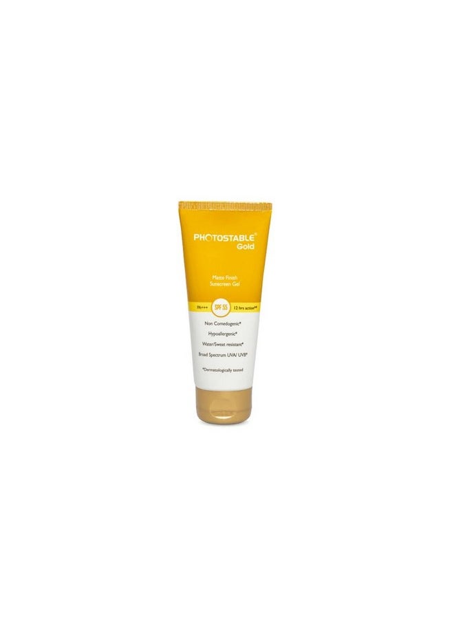 Generic - Photostable Gold Matte Finish Sunscreen Gel Spf 55 - Image 1