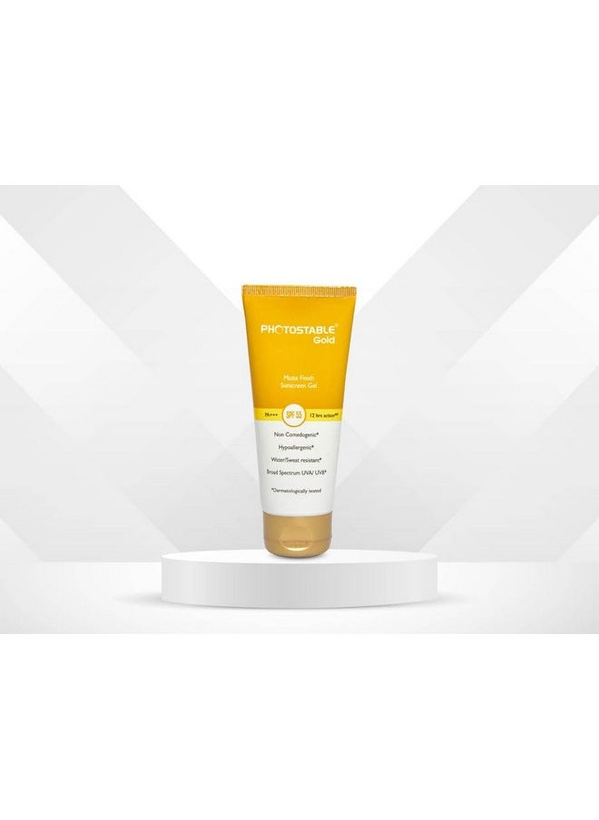Generic - Photostable Gold Matte Finish Sunscreen Gel Spf 55 - Image 1