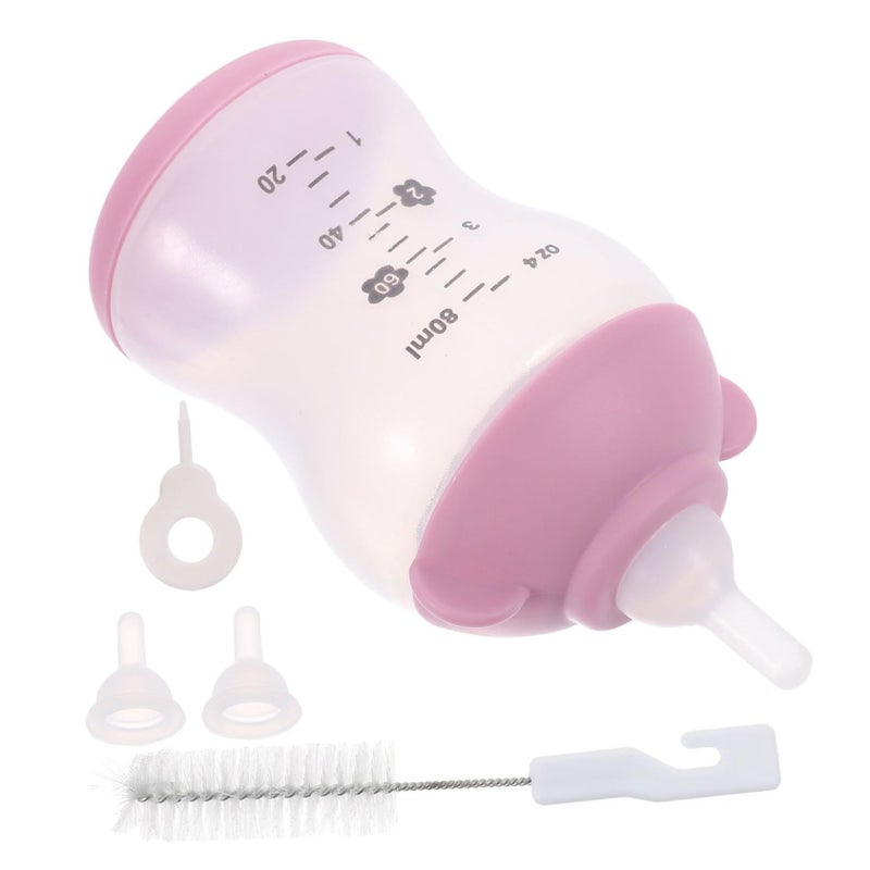 Reusable 80ml Kitten Feeding Bottle Kit For Newborn Puppies And Small Animals - Image 2