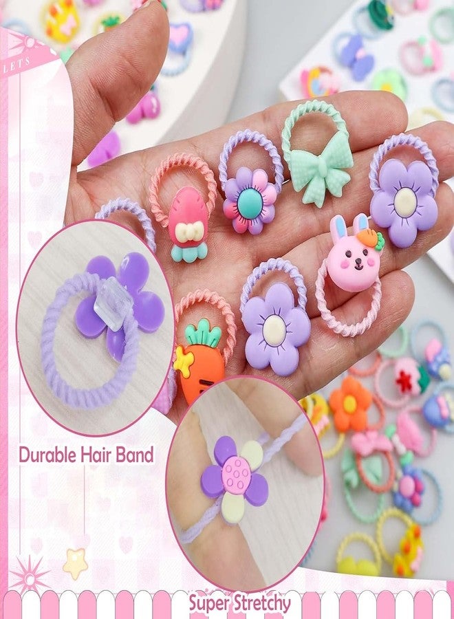 LEMOZA 20 Pcs Hair Accessories for Kids Girls - Colorful Rubber Bands, Cute Ponytail Holders, Baby Girl Headwear, Elastic Loops, Soft Ties, Adorable Toddler Essentials - Image 3