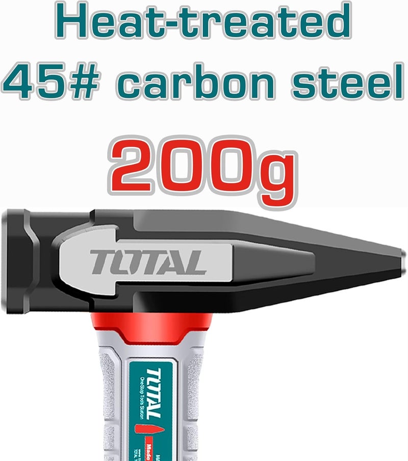 TOTAL Machinist Hammer - 200g Precision Tool - Image 4