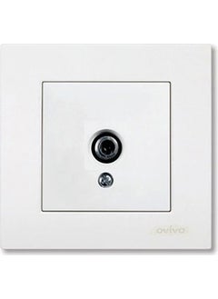 Ovivo Satellite F Female Connector Socket White Color 