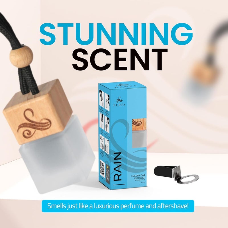 Perfa Rain Luxury Car Air Freshener - Irresistible Scent with Essential Oils - Image 5