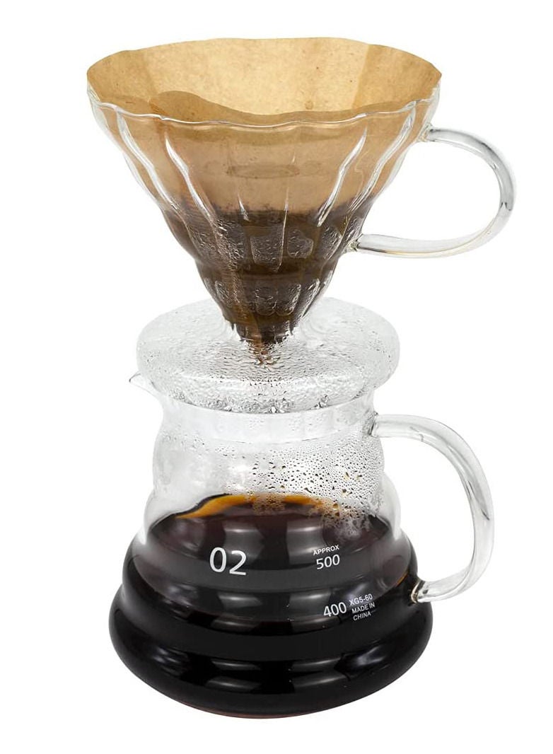 ميبرو مجموعة ادوات احترافية لتقطير وترشيح القهوة مناسبة لل في 60 طقم تقطير - Image 4