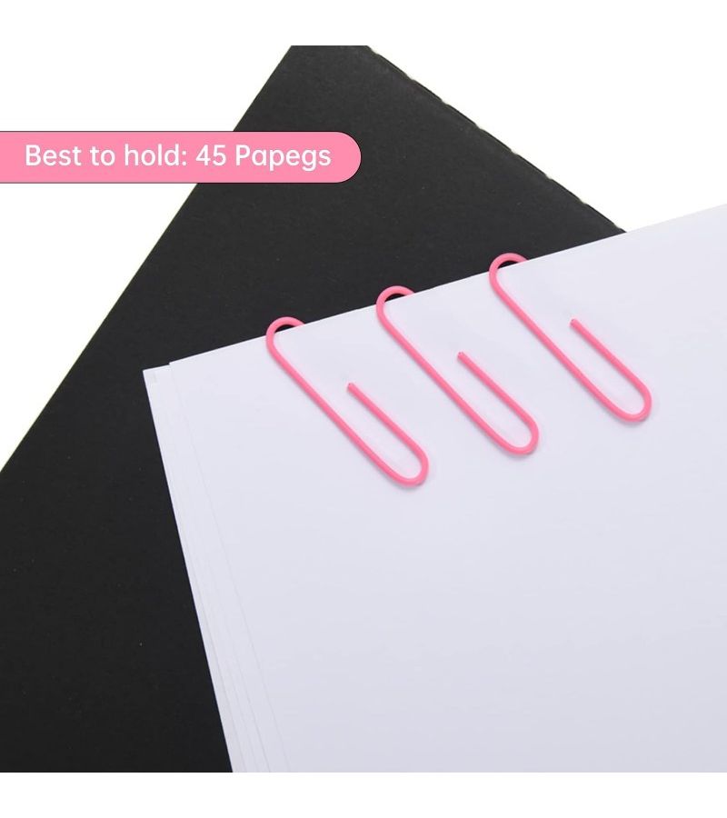 45 Pcs Multicolor Heavy Duty Metal Paper Clips Rustproof Reusable Assorted Color Clips For Office School Home Organization Durable Binding For Thick Documents Binder Pages And Poster Parts - Image 2