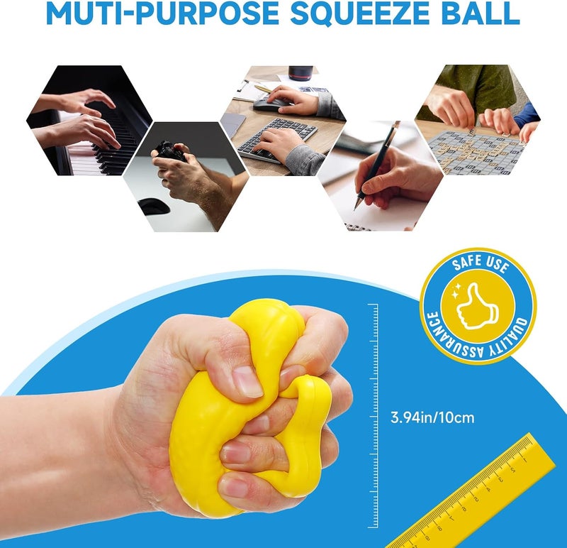Fanwer Finger Ball Exerciser Grip Ball for Hand Strengthening and Stress Relief - Image 4