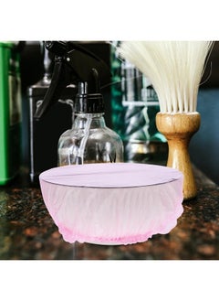 Baluue 300Pcs Washbasin Bag Salon Bowl Liner Soaking Products Care Wash Basin Liners Spa Supplies For Salon Basin Wrapping Bag Pe Elastic Mouth Bath Mat Pink, Basin Diameter Within 9.84Inch /25Cm  - Image 2