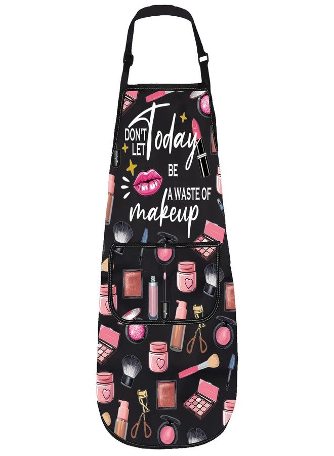 Gzrlyf Makeup Artist Apron With Pockets For Makeup Lover Cosmetology Cosmetologist Esthetician Apron (makeup apron) - Image 1