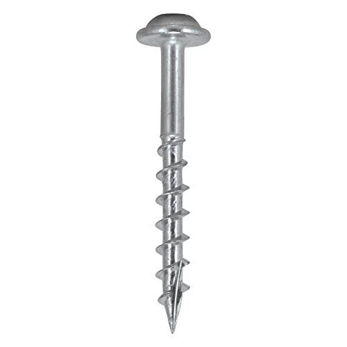 Trend Pocket Hole Screws for Softwoods, 1 1/2 Inch Long, Pack of 200, Coarse Self-Cutting Threaded Square Drive Screws, PH/8X37/200C - Image 2