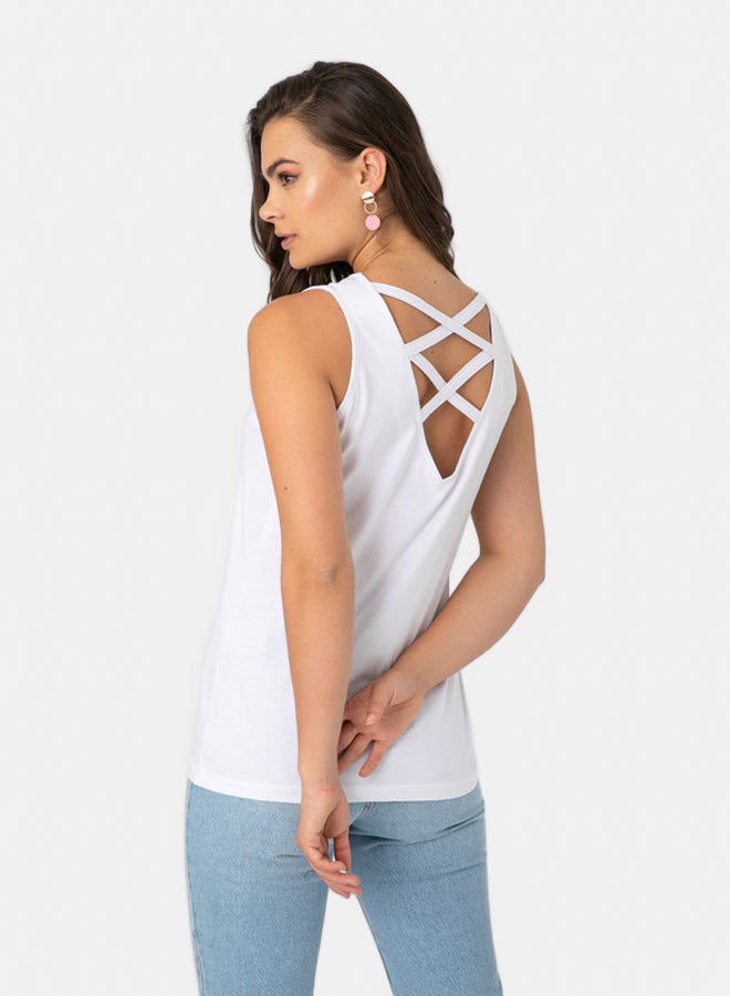 Marco Bergamo TANK TOP WITH FRONT PRINT - Image 4