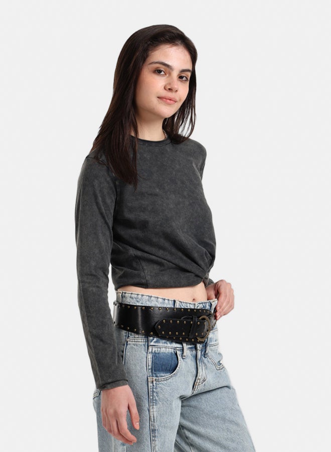 Carina Basic Long Sleeves Top - Image 2