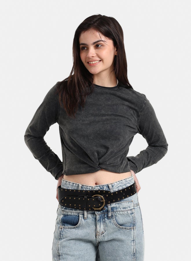Carina Basic Long Sleeves Top - Image 1