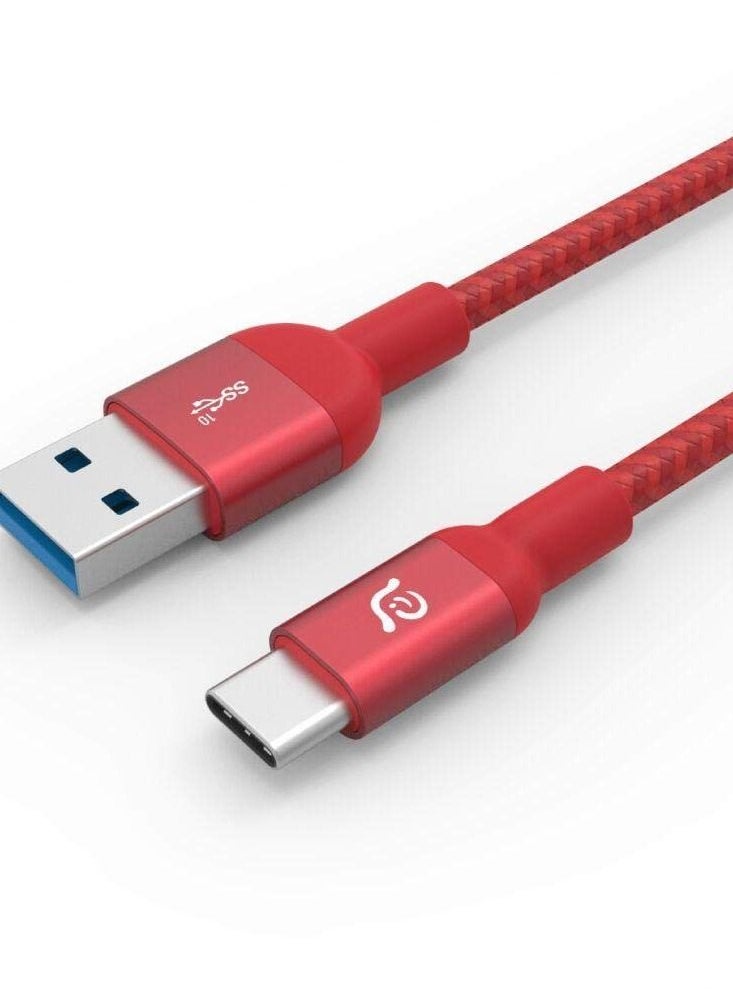 ADAM ELEMENTS ADAM ELEMENTS CASA M100 Plus  USB 3.1 USB C to USB A Cable RED  - Image 3