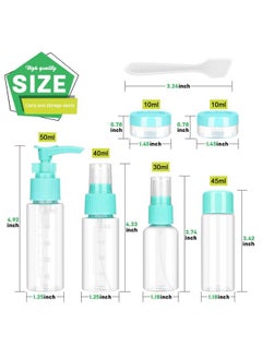 KIRA Travel Bottles Kit, Portable Refillable Toiletry Containers Set, Leak Proof Cosmetic Containers for Lotion, Shampoo, Cream, Soap, Total (4 Bottle) 7pcs - pzsku/Z70A0E408965D10193990Z/45/_/1738305979/666b60bf-9054-428d-bb0a-1bf146ffbf4a