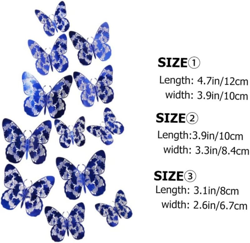Wide range compatible material Toddmomy 24pcs Butterfly Wall Decor Removable Butterflies Stickers for Home Decoration Elegant Wall Art for Smooth Hollow Out Design for Boys and Girls Rooms and Nurseries KSA stocked goods Multi warehouse process Quick assemble Bulk order available stock Market aligned local stock All consumer tier purchase options Integrated practical design Local licensed courier Continuous warehouse supply Simple multifunctional build Ergonomic build Adjustable build Easy transit optimized build Moisture proof Flat working surface In-Kingdom stored commodity Mountain region eligible ship Global flexible sizing options Ready post purchase fulfill General compatible practical design Desert area eligible deliver Gulf mainstream practical design Globally popular elegant design Closed & open space compatible - Image 3