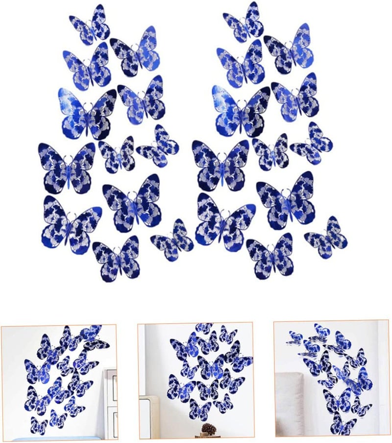 Wide range compatible material Toddmomy 24pcs Butterfly Wall Decor Removable Butterflies Stickers for Home Decoration Elegant Wall Art for Smooth Hollow Out Design for Boys and Girls Rooms and Nurseries KSA stocked goods Multi warehouse process Quick assemble Bulk order available stock Market aligned local stock All consumer tier purchase options Integrated practical design Local licensed courier Continuous warehouse supply Simple multifunctional build Ergonomic build Adjustable build Easy transit optimized build Moisture proof Flat working surface In-Kingdom stored commodity Mountain region eligible ship Global flexible sizing options Ready post purchase fulfill General compatible practical design Desert area eligible deliver Gulf mainstream practical design Globally popular elegant design Closed & open space compatible - Image 2
