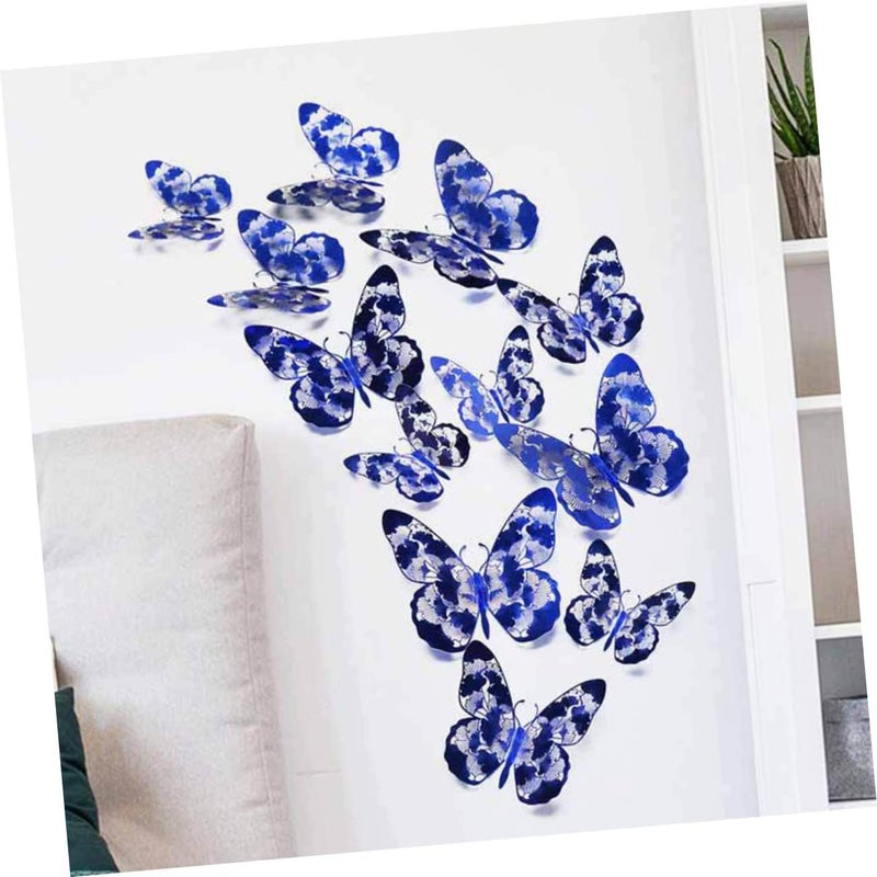 Wide range compatible material Toddmomy 24pcs Butterfly Wall Decor Removable Butterflies Stickers for Home Decoration Elegant Wall Art for Smooth Hollow Out Design for Boys and Girls Rooms and Nurseries KSA stocked goods Multi warehouse process Quick assemble Bulk order available stock Market aligned local stock All consumer tier purchase options Integrated practical design Local licensed courier Continuous warehouse supply Simple multifunctional build Ergonomic build Adjustable build Easy transit optimized build Moisture proof Flat working surface In-Kingdom stored commodity Mountain region eligible ship Global flexible sizing options Ready post purchase fulfill General compatible practical design Desert area eligible deliver Gulf mainstream practical design Globally popular elegant design Closed & open space compatible - Image 4